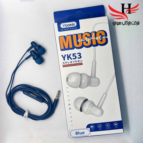 تصویر هندزفري سيم دار يوکي  YOOKIE-YK53